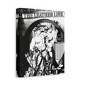 Leather Line Vintage Poster Matte Canvas Print