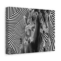 Black & White Surreal Collage Matte Canvas