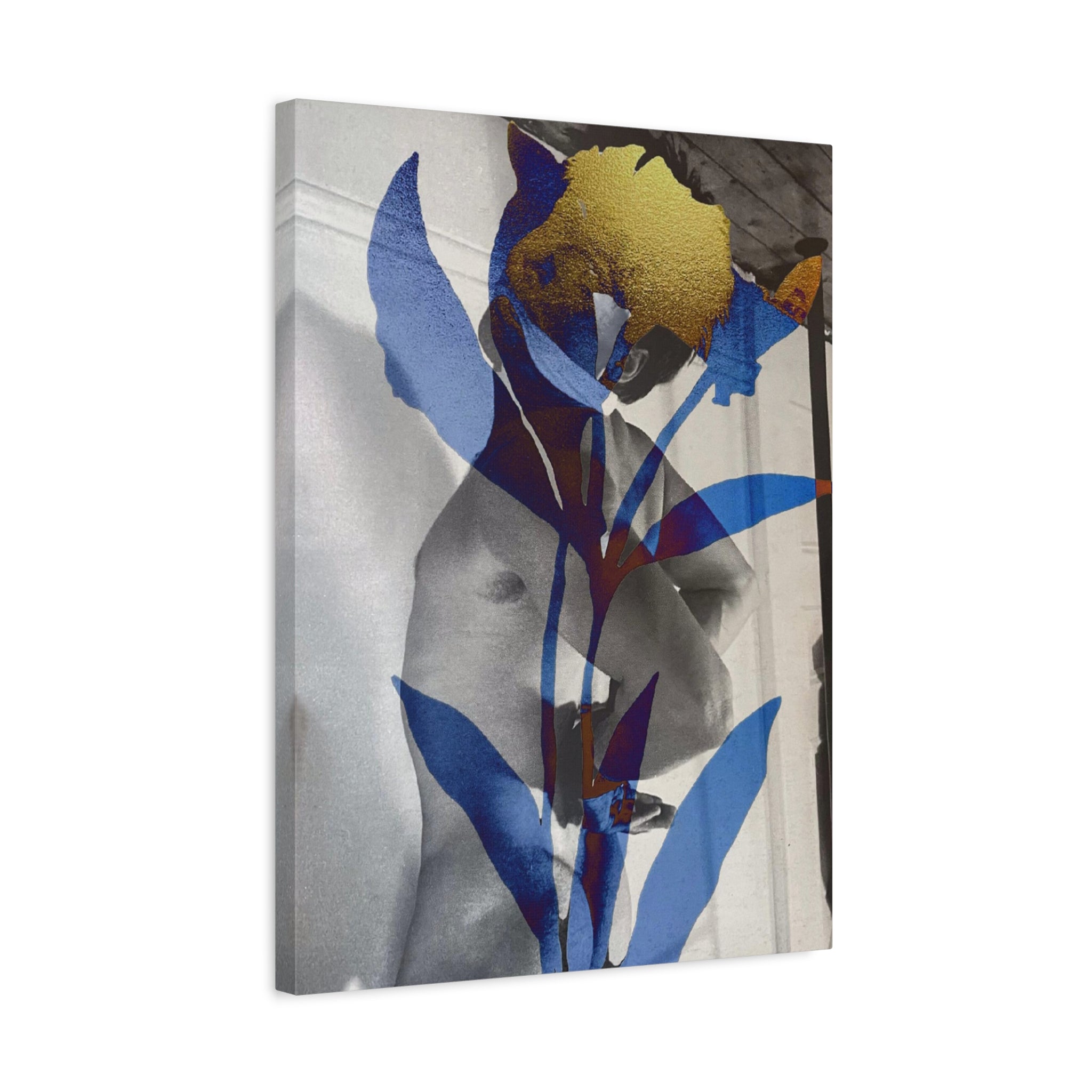 Botanical Nude Art Canvas — Matte Stretched 1.25"