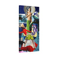 Mermaid Collage Matte Canvas Wall Art — Stretched 1.25"