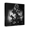 Black & White Surreal Dance Canvas — Dramatic Figurative Wall Art