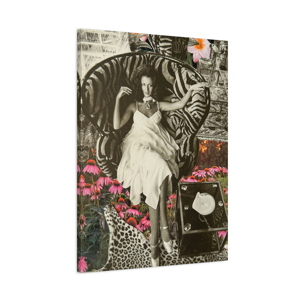 Vintage Glam Portrait Canvas