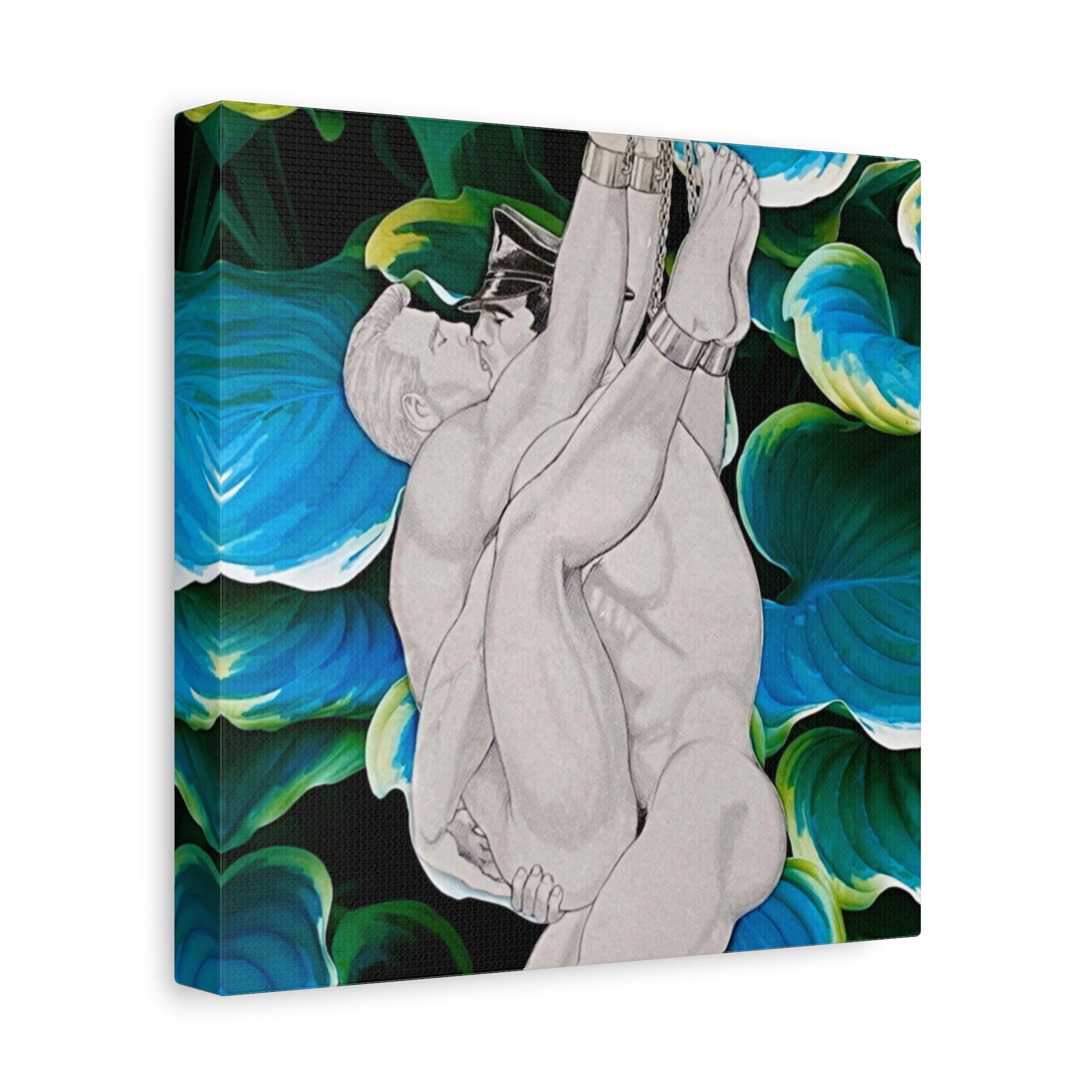 Romantic Kiss Matte Canvas Wall Art