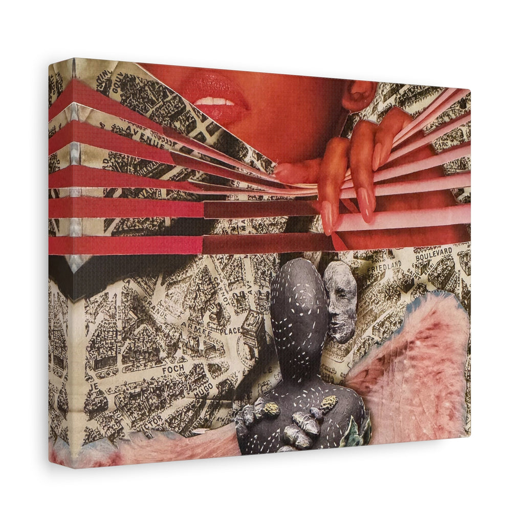 Surreal Collage Matte Canvas Art – Stretched 1.25"