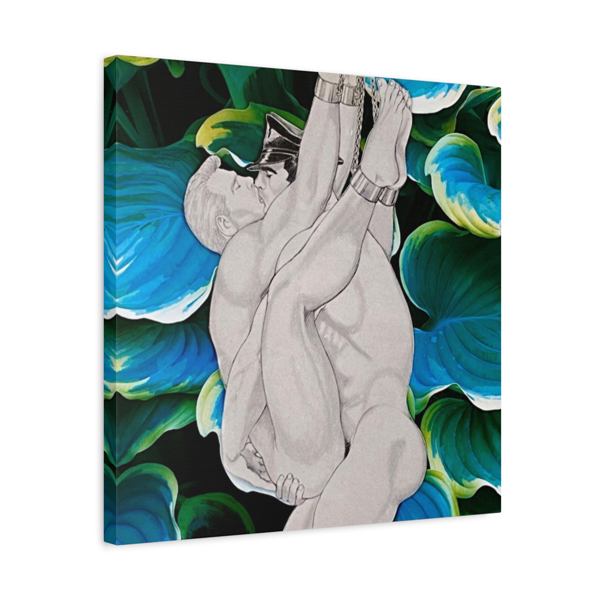 Romantic Kiss Matte Canvas Wall Art