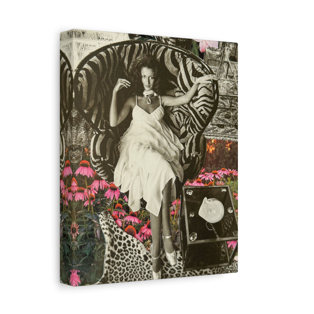 Vintage Glam Portrait Canvas