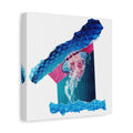 Jellyfish Collage Matte Canvas Wall Art — Stretched 1.25"