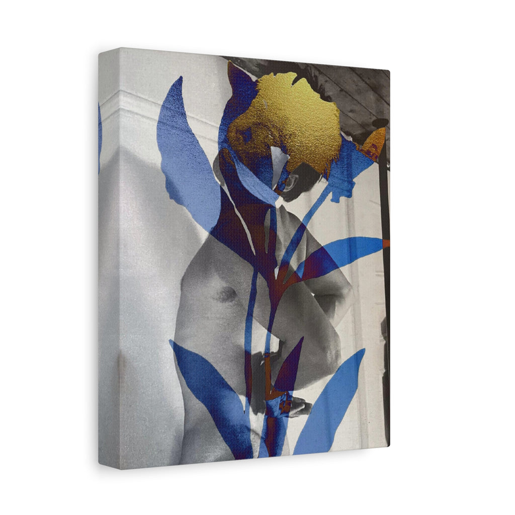 Botanical Nude Art Canvas — Matte Stretched 1.25"