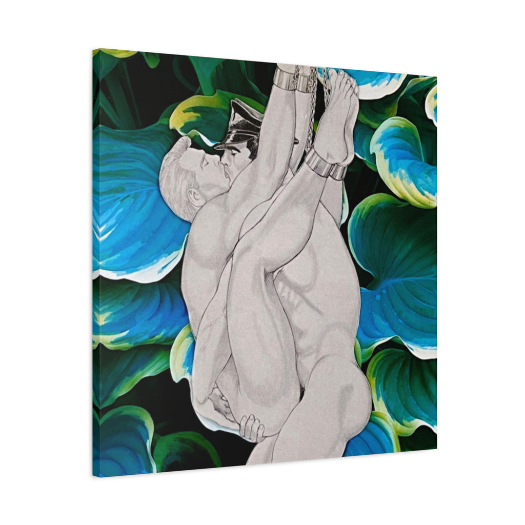 Romantic Kiss Matte Canvas Wall Art