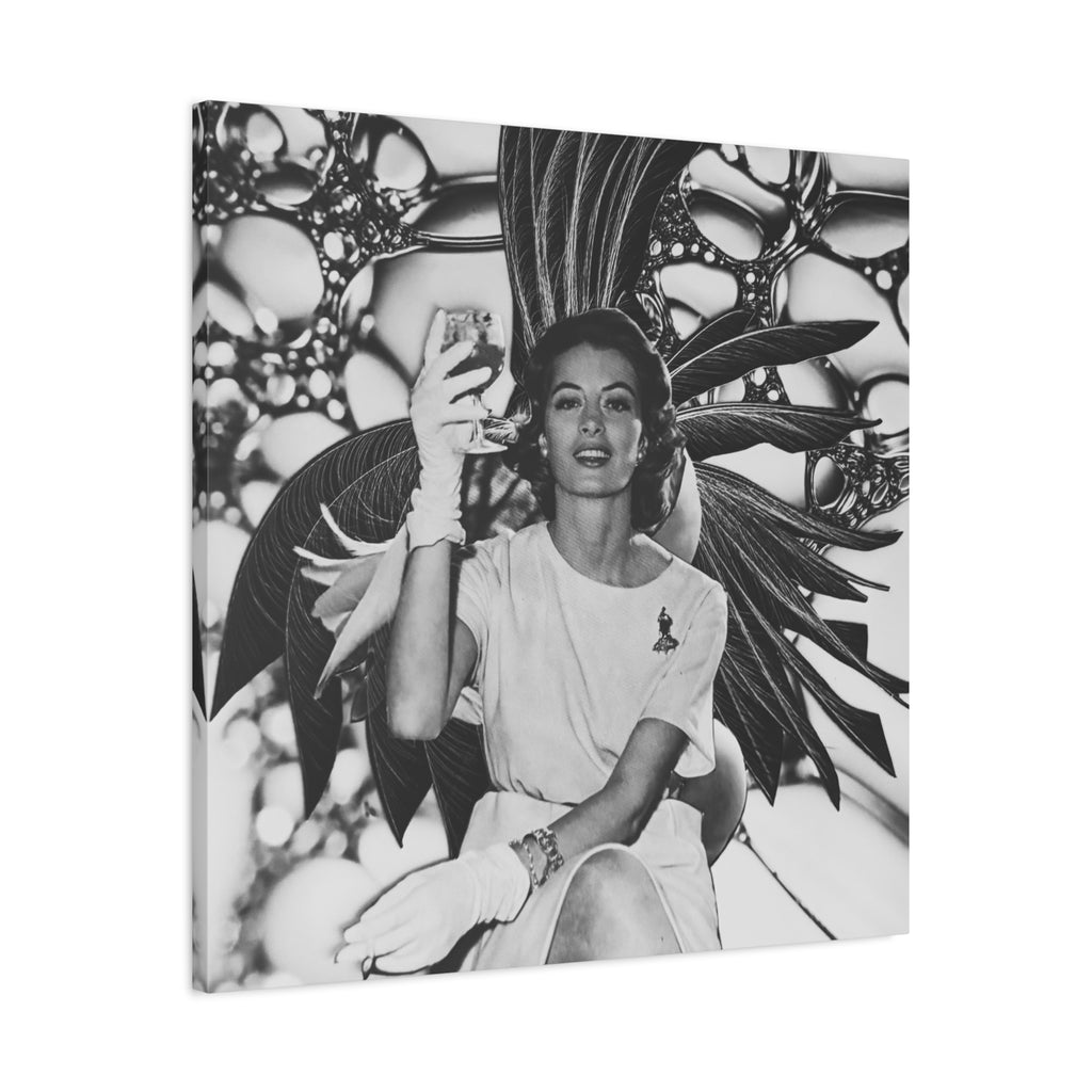 Vintage Glam Portrait Canvas