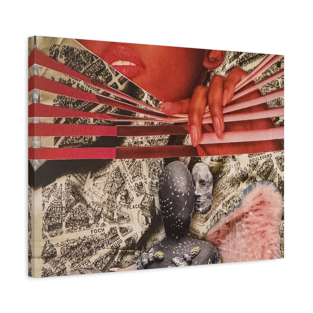 Surreal Collage Matte Canvas Art – Stretched 1.25"