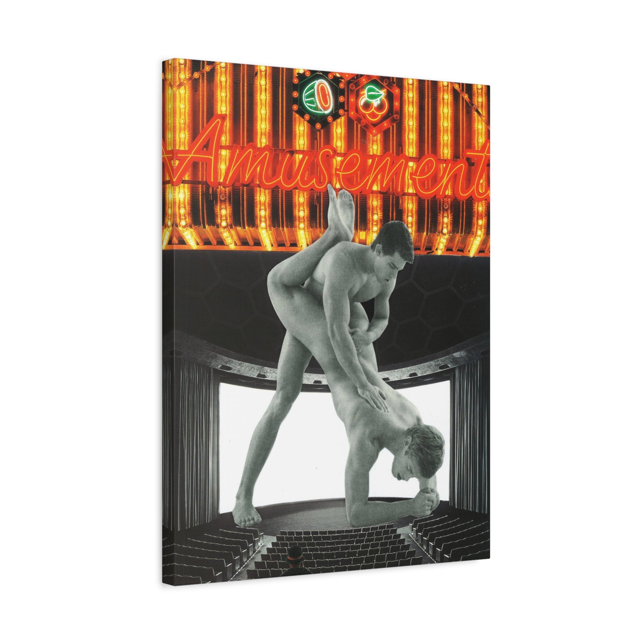 Amusements Vintage Canvas Art – Stretched Matte Wall Decor