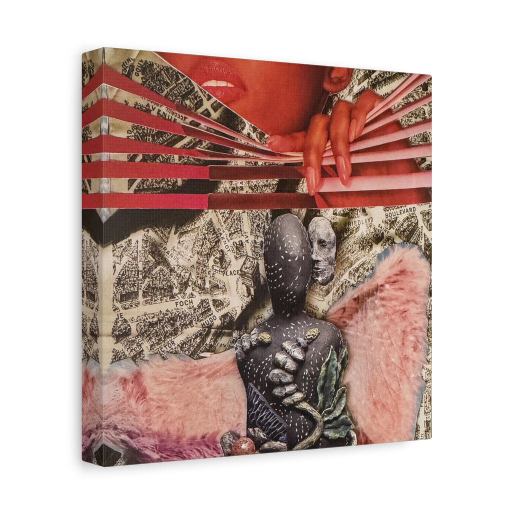 Surreal Collage Matte Canvas Art – Stretched 1.25"