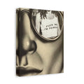 Retro Pop Art Canvas Print — 'Fuck Me I'm Famous' Sunglasses Reflection