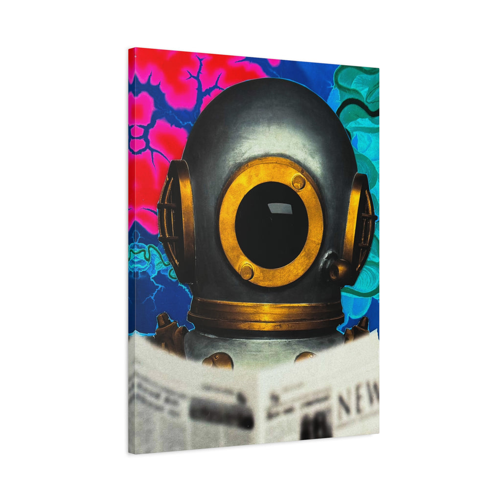 Copy of Classical Statue Collage Canvas - Vibrant Pop Art Wall Decor