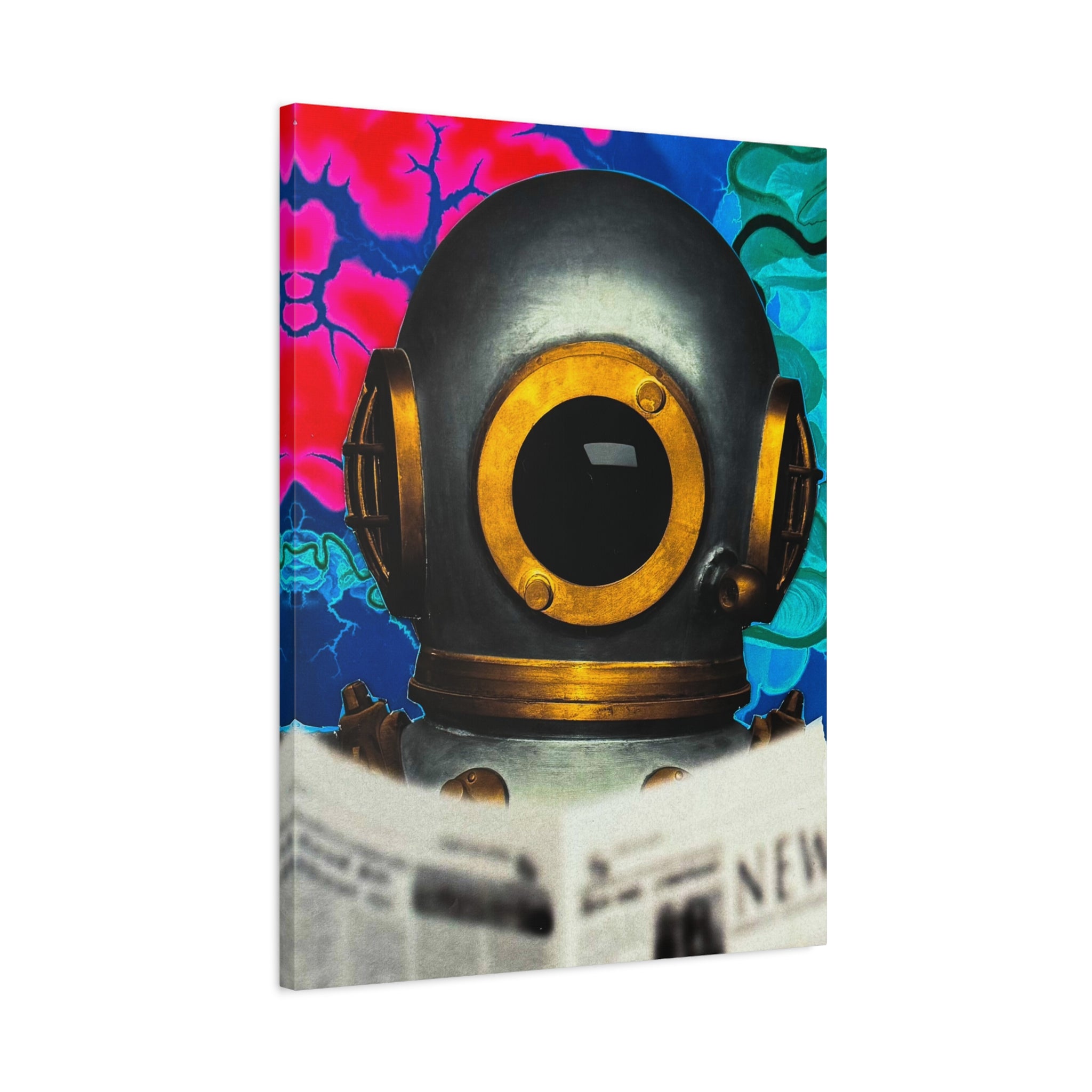 Copy of Classical Statue Collage Canvas - Vibrant Pop Art Wall Decor