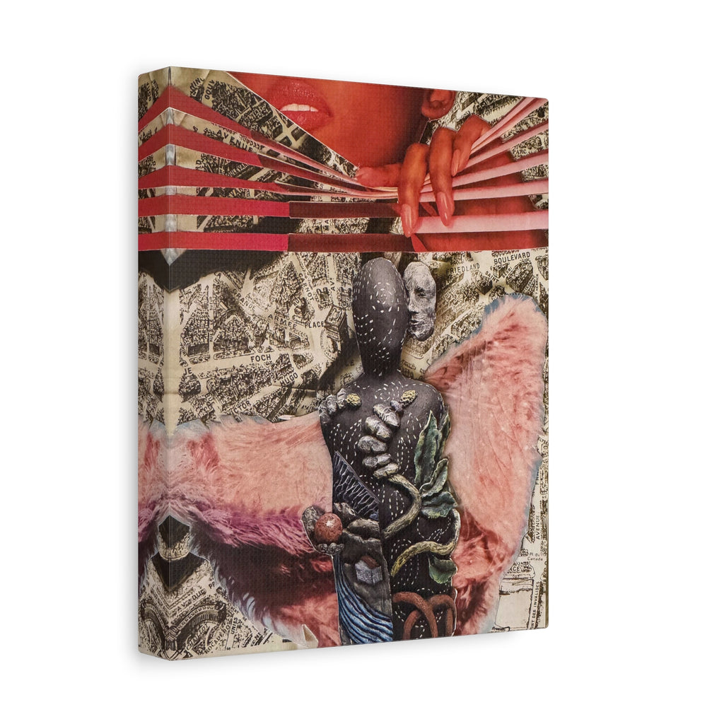 Surreal Collage Matte Canvas Art – Stretched 1.25"
